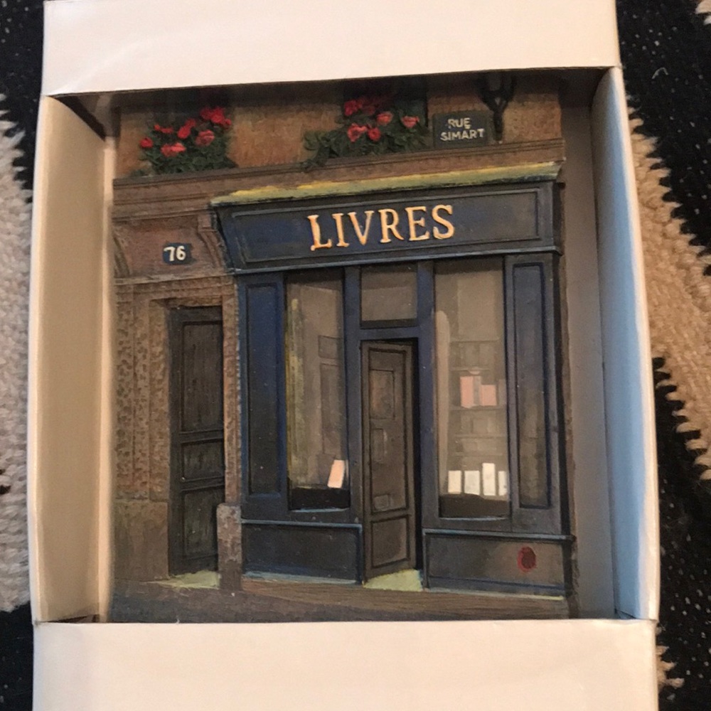 French wall plaque